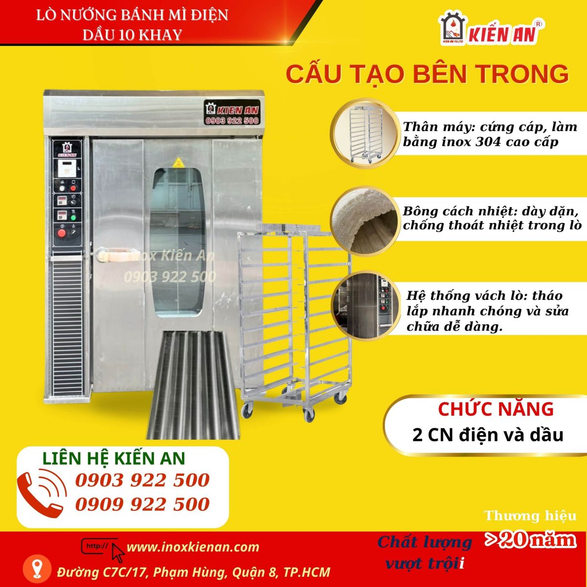 Cấu tạo bên trong cứng cáp, chất lượng cao